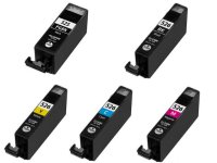 Compatible Canon CLI-526 Black Cyan Magenta Yellow and PGI525 Cartridge